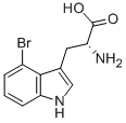 Structure of 4-BROMO-D-TRYPTOPHAN