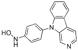 Structure of 9-(4-HYDROXYAMINOPHENYL)-9H-PYRIDO[3,4-B]INDOLE