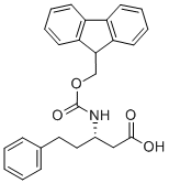 Structure of FMOC-(S)-3-AMINO-5-PHENYLPENTANOIC ACID
