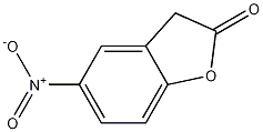 5-硝基苯并呋喃-2-酮结构式