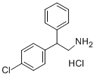 2-(4-CHLOROPHENYL)-2-PHENYLETHYLAMINE HYDROCHLORIDE结构式