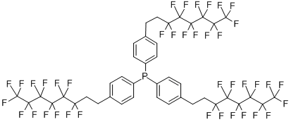 Structure of TRIS(4-(1H,1H,2H,2H-PERFLUOROOCTYL)PHENYL)PHOSPHINE