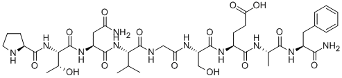Structure of ALPHA-CGRP (29-37) (RAT)