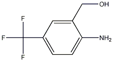 2-氨基-5-(三氟甲基)苯甲醇结构式