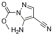 Structure of Methyl 5-aMino-4-cyano-1H-pyrazole-1-carboxylate