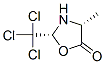 Structure of (2R,4R)-4-Methyl-2-trichloro-methyloxazolidin-5-one