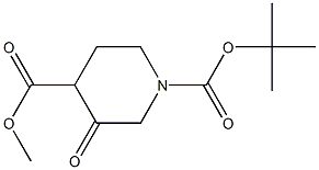 Structure of Methyl N-Boc-3-Oxopiperidine-4-carboxylate