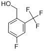 4-氟-2-(三氟甲基)苯甲醇结构式