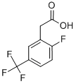 Structure of 2-Fluoro-5-(trifluoromethyl)phenylacetic acid