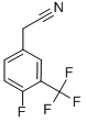 4-氟-3-(三氟甲基)苯乙腈结构式