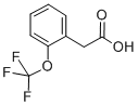 2-(三氟甲氧基)苯乙酸结构式