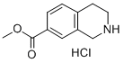 Structure of 1,2,3,4-TETRAHYDRO-ISOQUINOLINE-7-CARBOXYLIC ACID METHYL ESTER HCL