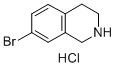 Structure of 7-Bromo-1,2,3,4-tetrahydroisoquinoline hydrochloride (1:1)