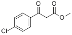 Structure of METHYL (4-CHLOROBENZOYL)ACETATE