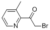 Structure of Ethanone,2-bromo-1-(3-methyl-2-pyridinyl)-