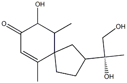Structure of 3,11,12-Trihydroxyspirovetiv-1(10)-en-2-one