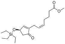 Structure of (R,Z)-Methyl 7-(5-oxo-3-((triethylsilyl)oxy)cyclopent-1-en-1-yl)hept-5-enoate