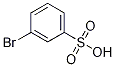 Structure of Benzenesulfonic acid, 3-bromo-