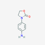 2-Oxazolidinone, 3-(4-aminophenyl)-结构式