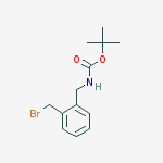 Structure of tert-Butyl 2-(bromomethyl)benzylcarbamate