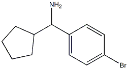 Structure of 4-BroMo-a-cyclopentyl-benzeneMethanaMine