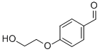 Chemical structure of 4-(2-Hydroxyethoxy)benzaldehyde