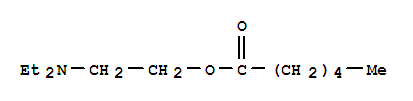 Structure of 2-(Diethylamino)ethylcaproate