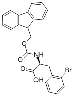 Structure of FMOC-L-2-BROMOPHENYLALANINE