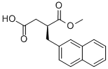Structure of (S)-2-(2-NAPHTHYLMETHYL)SUCCINIC ACID-1-METHYL ESTER