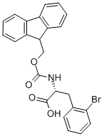Structure of FMOC-D-2-BROMOPHENYLALANINE