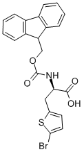 Structure of FMOC-D-2-(5-BROMOTHIENYL)ALANINE