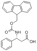 Structure of Fmoc-(R)-3-Amino-3-phenylpropionic acid