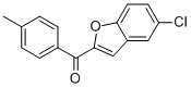 Structure of 5-CHLORO-2-(4-METHYLBENZOYL)BENZOFURAN