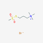 Structure of [3-(TRIMETHYLAMMONIUM)PROPYL] METHANETHIOSULFONATE BROMIDE