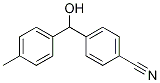 Structure of 4-[hydroxy-(4-methylphenyl)methyl]benzonitrile