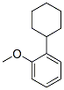 Structure of 1-Cyclohexyl-2-methoxybenzene
