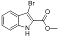 Structure of METHYL 3-BROMO-1H-INDOLE-2-CARBOXYLATE
