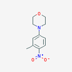 Structure of 4-(3-METHYL-4-NITRO-PHENYL)MORPHOLINE