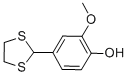 Structure of 2-(4-Hydroxy-3-Methoxyphenyl)-1,3-dithiolane