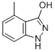 3-HYDROXY-4-METHYL (1H)INDAZOLE结构式