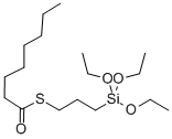 Structure of S-(OCTANOYL)MERCAPTOPROPYLTRIETHOXYSILANE