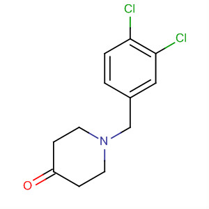 Structure of 4-Piperidinone, 1-[(3,4-dichlorophenyl)methyl]-