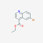 Structure of Ethyl 6-broMoquinoline-4-carboxylate