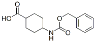Structure of Cyclohexanecarboxylicacid, 4-[[(phenylmethoxy)carbonyl]amino]-