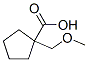 Structure of CYCLOPENTANECARBOXYLIC ACID 1-(METHOXYMETHYL)-