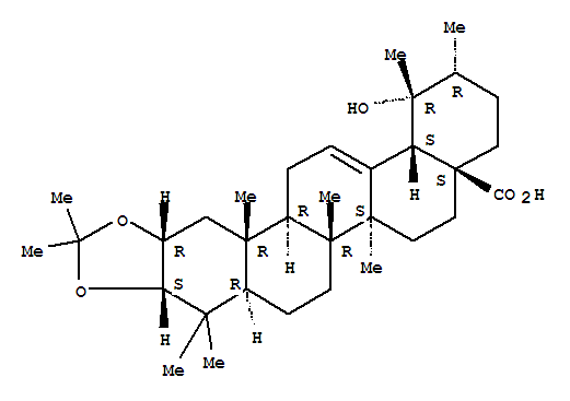 Structure of 2,3-O-Isopropylidenyl euscaphic acid
