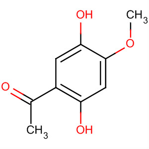 2，5-二羟基-4-甲氧基苯乙酮结构式