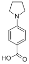 Structure of 4-(1-PYRROLIDINYL)BENZOIC ACID