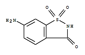 Structure of 6-aminosaccharin