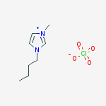 Structure of 1H-Imidazolium, 1-butyl-3-methyl-, perchlorate